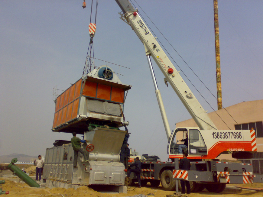 煙臺(tái)開發(fā)區(qū)熱力公司鍋爐吊裝